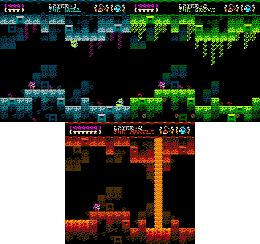 NES platformer mockup